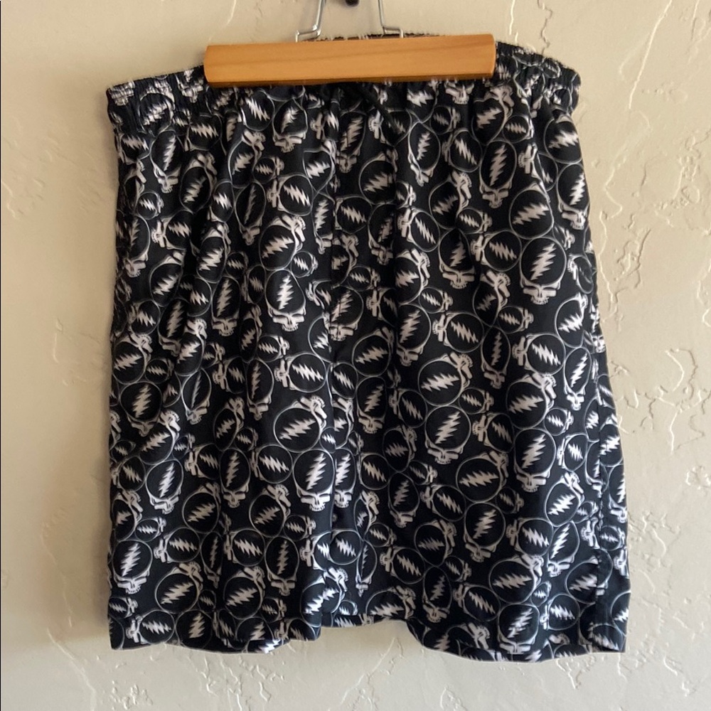 Grateful Dead stealie swim trunks